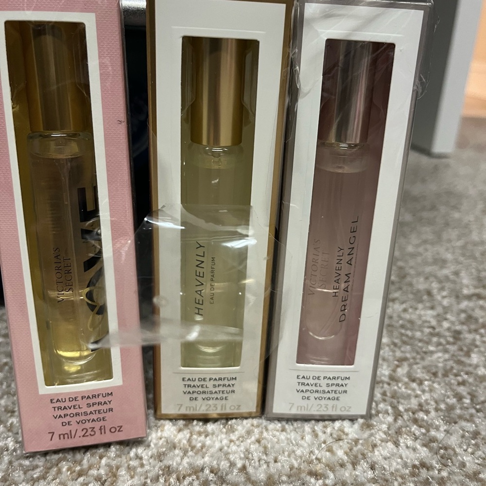 New Victoria's Secret 4 Piece Perfume Fragrance Set Love Heavenly Dream Angel - Picture 3 of 5